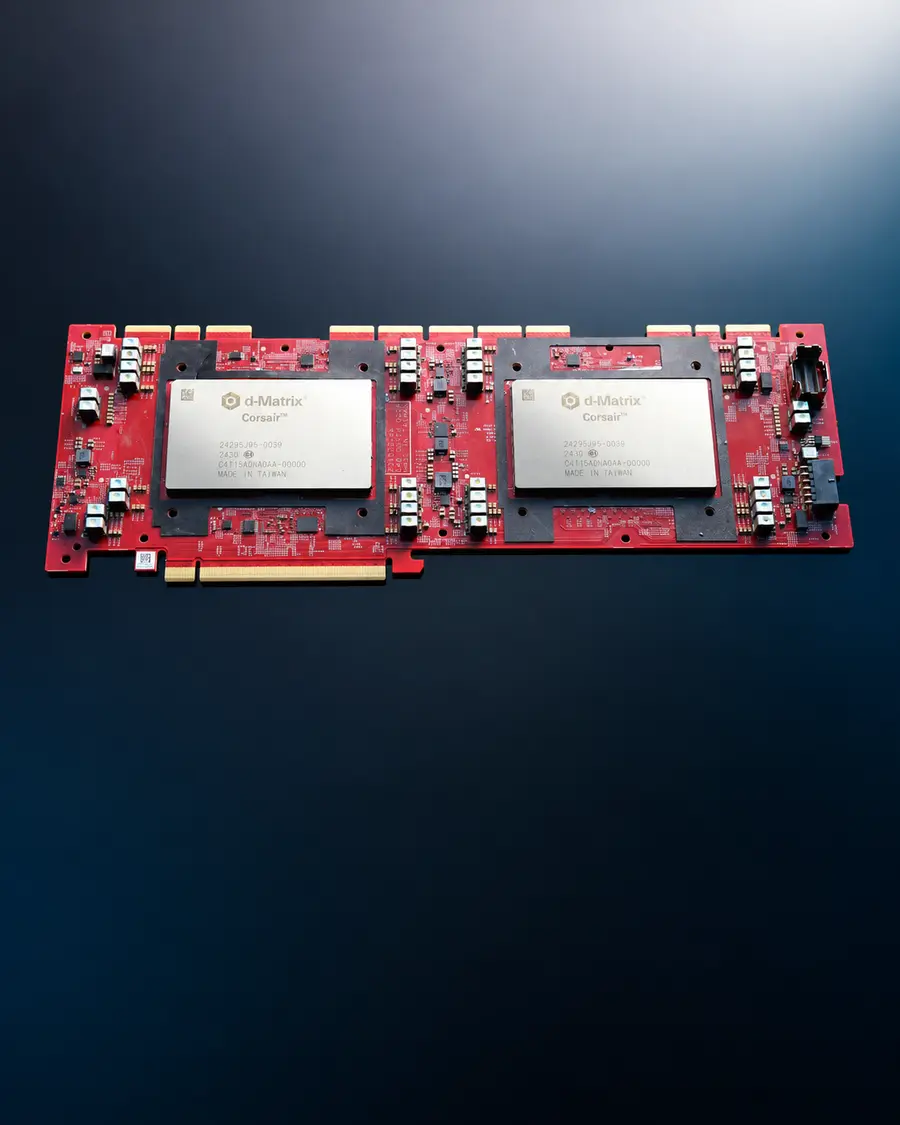 Arte sobre chips de inferência da d-Matrix