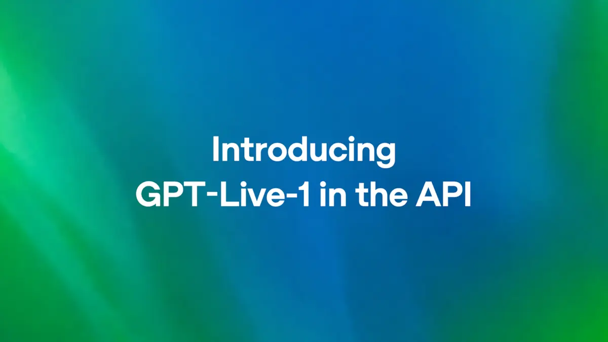 Arte da OpenAI anuncia o GPT-Live-1 na API